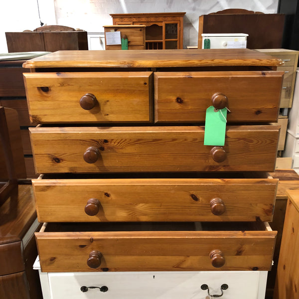 Pine Chest of Drawers - Ref