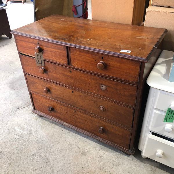 Flamed Mahogany Chest of Drawers
