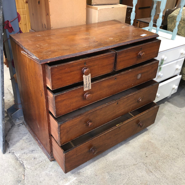 Flamed Mahogany Chest of Drawers