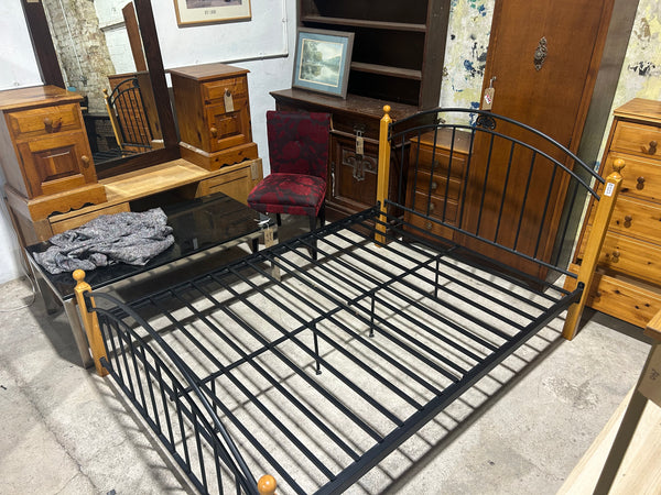 REF - Metal double bed frame