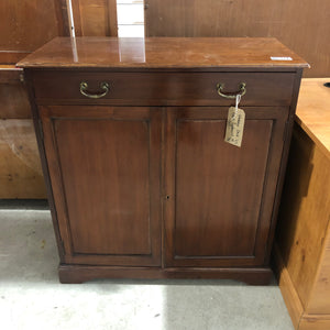 Vintage Dark Wood Cupboard - GHC