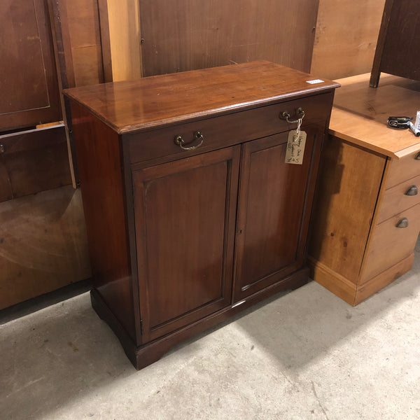 Vintage Dark Wood Cupboard - GHC