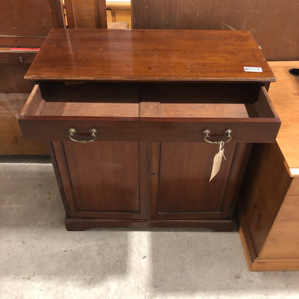 Vintage Dark Wood Cupboard - GHC