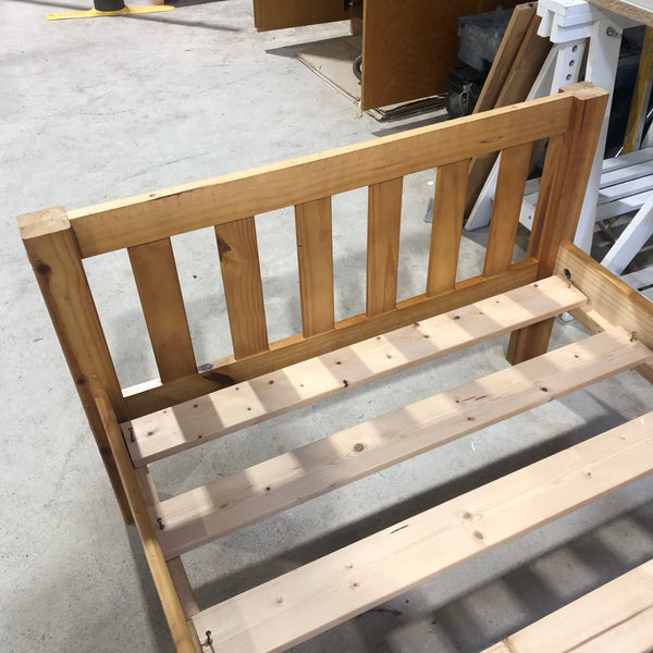 Wooden Single Bed - REF
