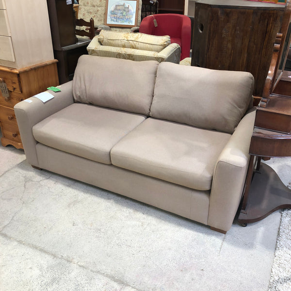 Beige Two Seater Sofa - REF