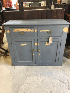 Grey Painted Solid Pine Sideboard