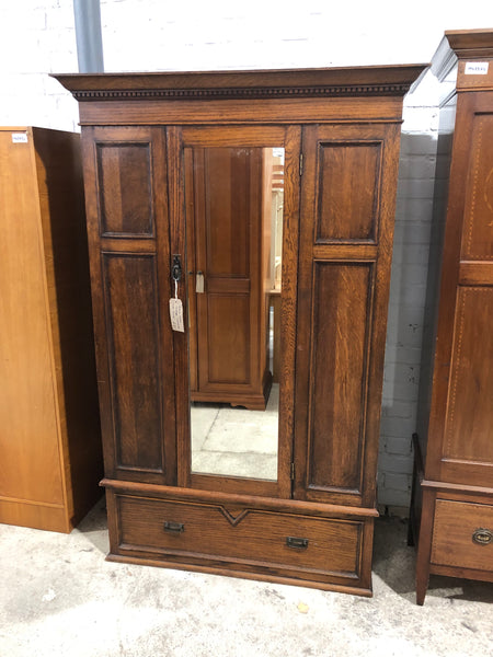 Dark Wood Vintage Wardrobe