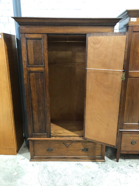 Dark Wood Vintage Wardrobe