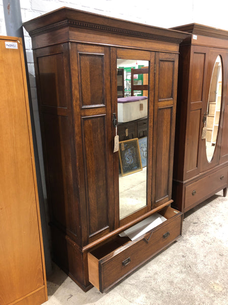 Dark Wood Vintage Wardrobe