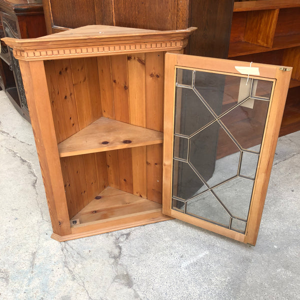 Pine Corner Cupboard