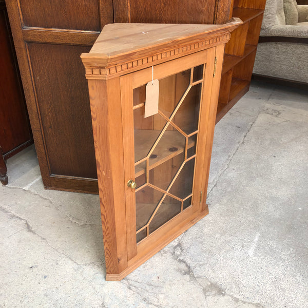 Pine Corner Cupboard