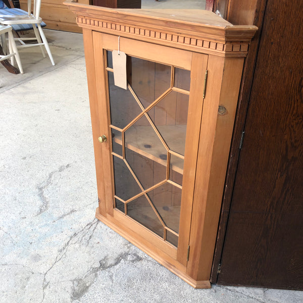 Pine Corner Cupboard