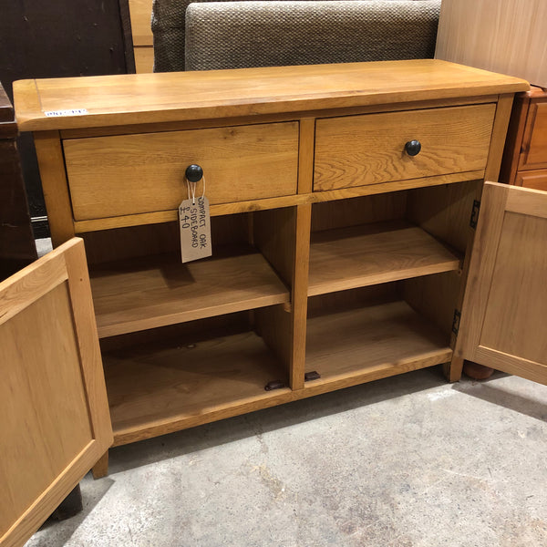 Compact Oak Sideboard