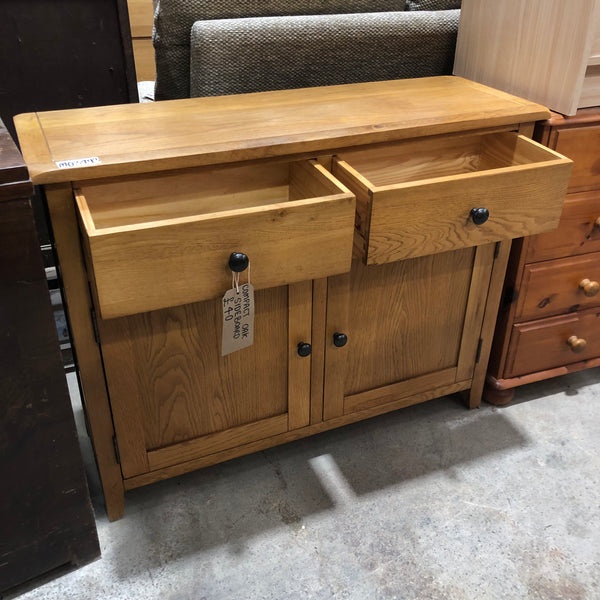 Compact Oak Sideboard