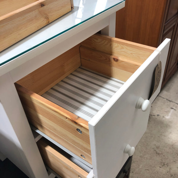 Pair Of White Bedside Tables