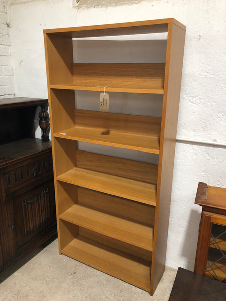 Tall Veneer Bookcase