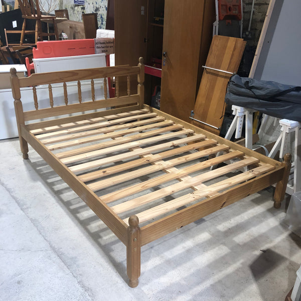 Wooden Double Bed - REF