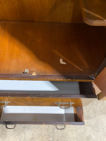 Art Deco Burr Walnut Wardrobe
