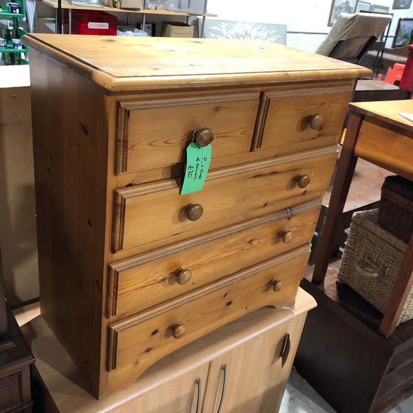 Pine Chest Of Drawers - REF