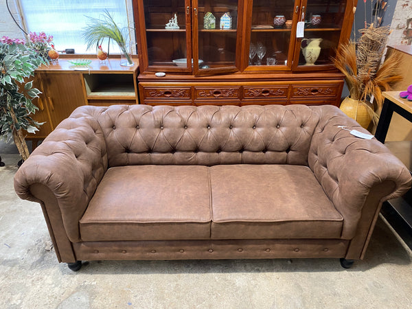 Chesterfield Suede sofa