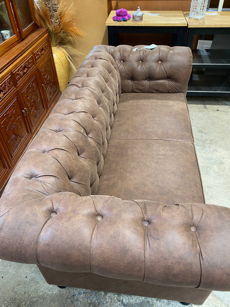 Chesterfield Suede sofa