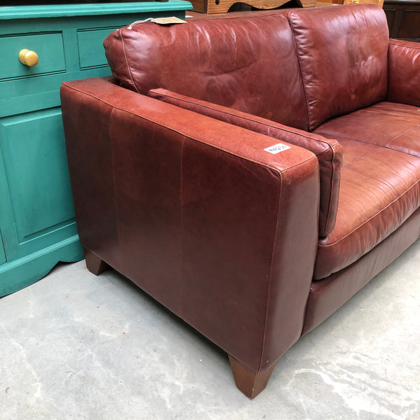 Conker Red Large Two Seat Sofa