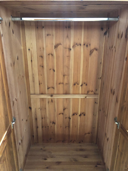 Pine Double Wardrobe - REF