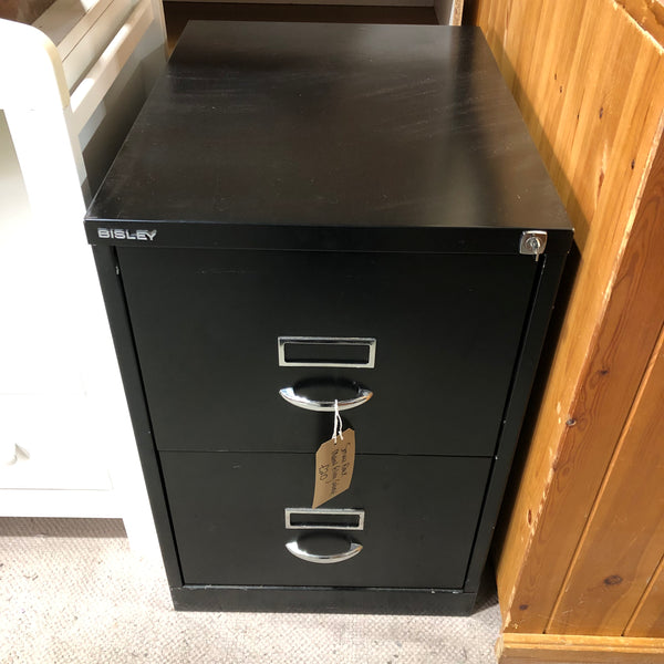 Small Black Metal Filing Cabinet