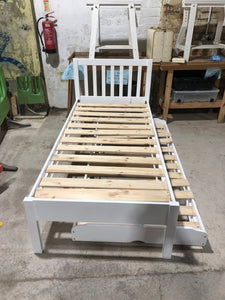 White Trundle Bed - REF