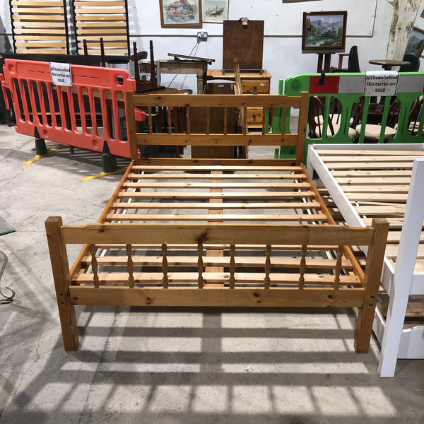 Wooden Double Bed - REF