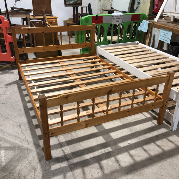 Wooden Double Bed - REF