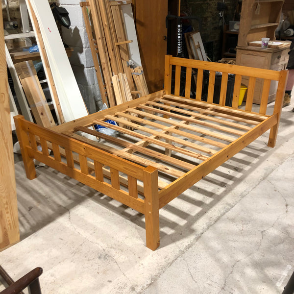 Wooden Double Bed - REF