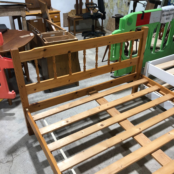 Wooden Double Bed - REF