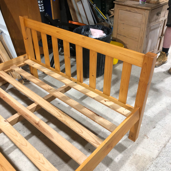 Wooden Double Bed - REF