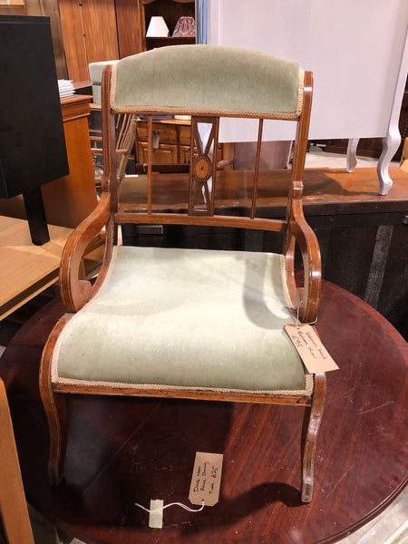 Victorian Inlaid Bedroom Chair