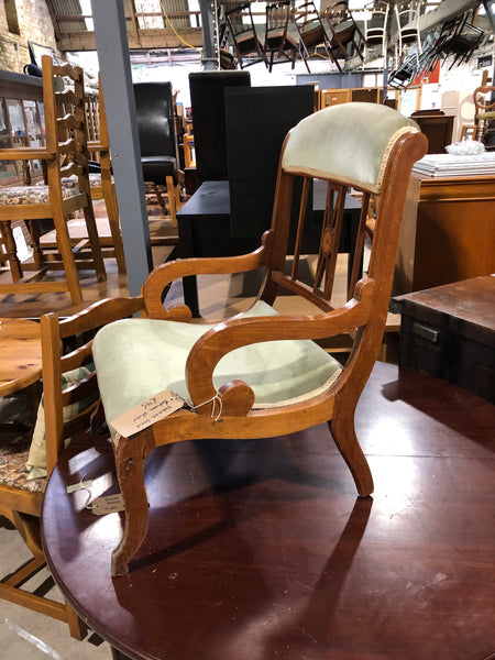 Victorian Inlaid Bedroom Chair