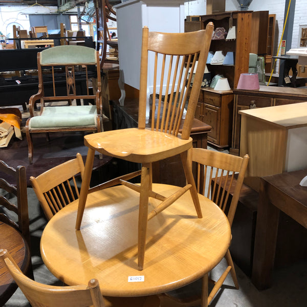 Round Dining Table & Four Chairs - REF
