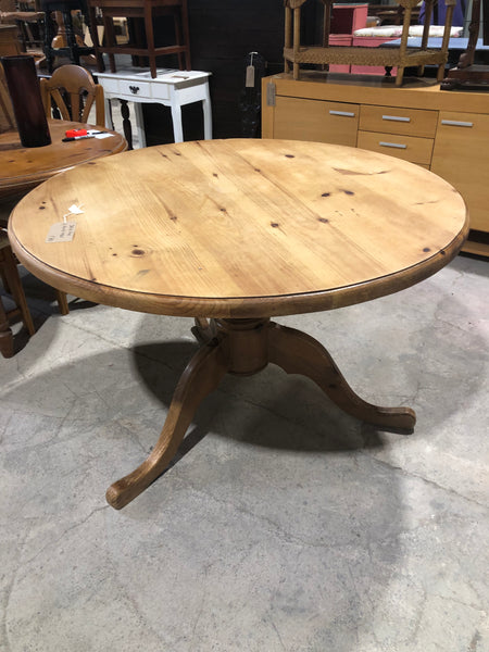 Solid pine dining table