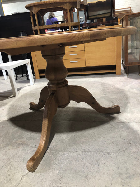 Solid pine dining table