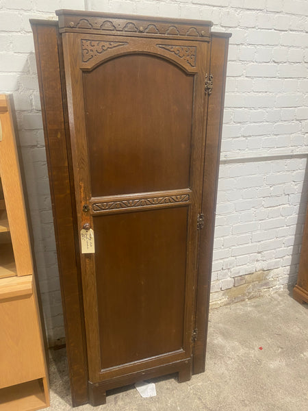 Vintage Oak single wardrobe