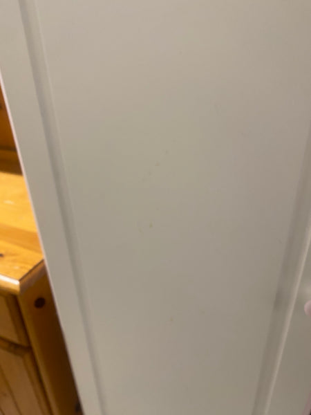 REF - White and Pink Small Double Wardrobe