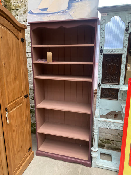 Upcycled Purple Bookshelf