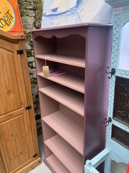 Upcycled Purple Bookshelf