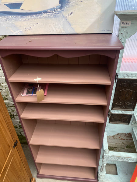 Upcycled Purple Bookshelf