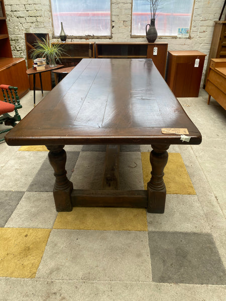 Antique Elm Refectory Table
