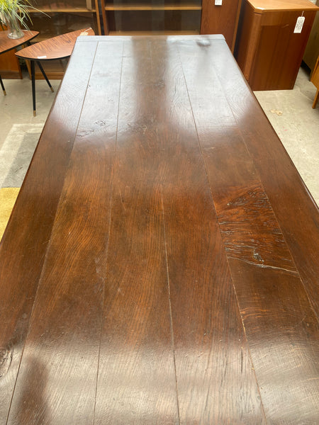 Antique Elm Refectory Table