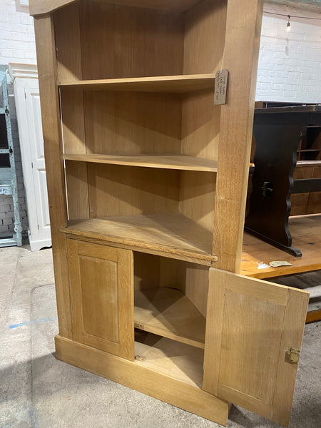 Large light Oak corner unit
