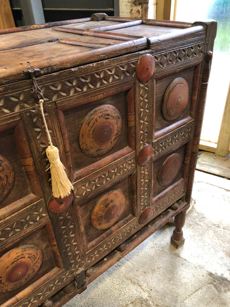 GHC -Antique Turkmen Dowry Chest