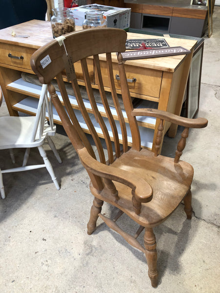 Large wooden carver chair