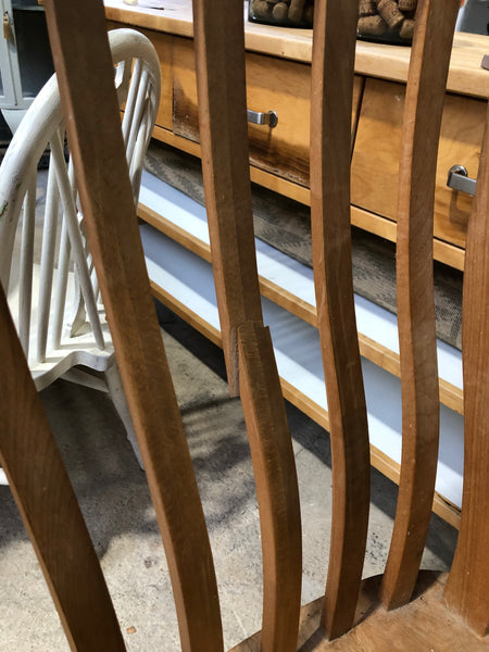 Large wooden carver chair
